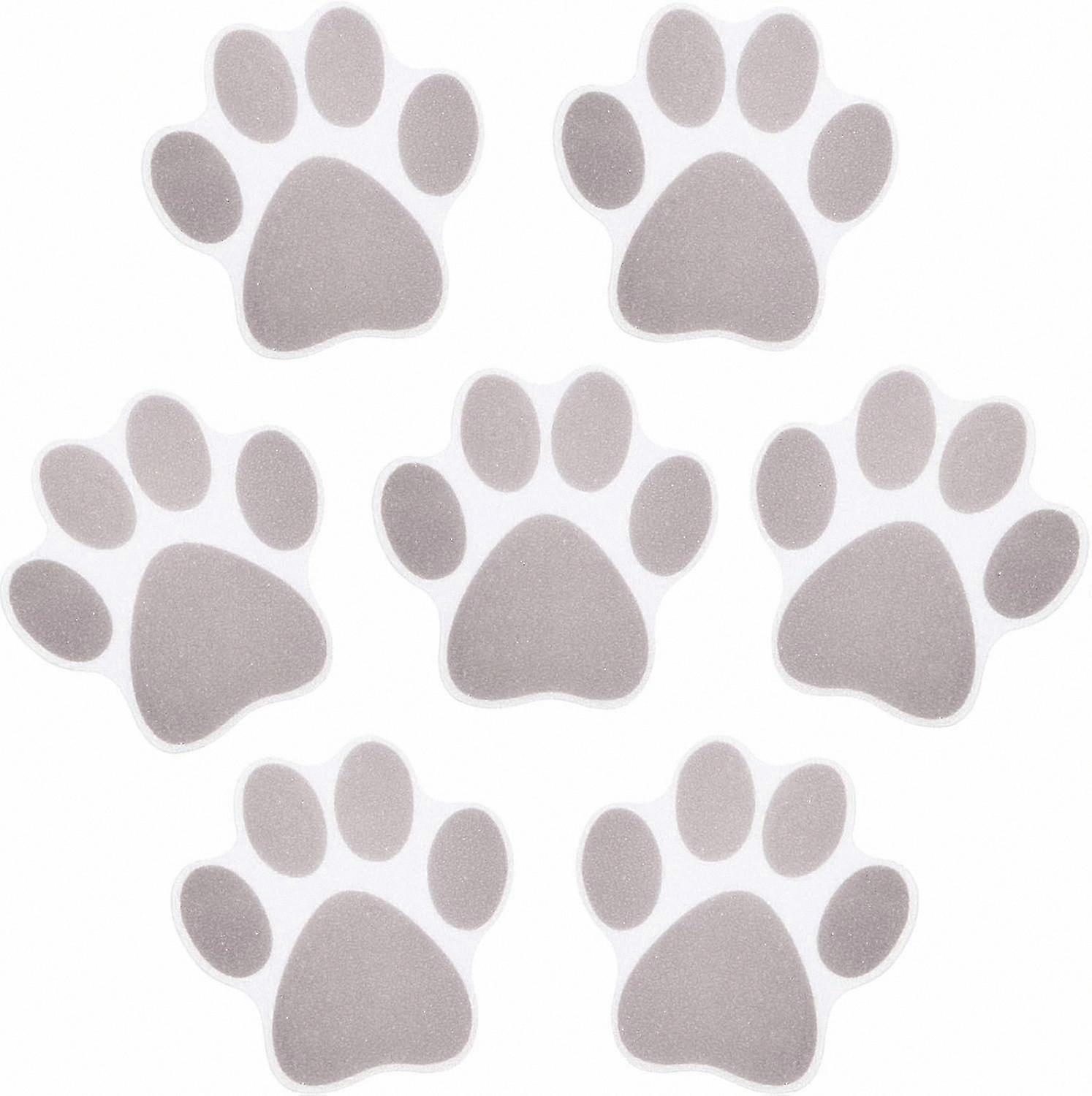 Paw Print Non-Slip Traction Stickers for Bathtubs, Pools, and Stairs (10 Pack)