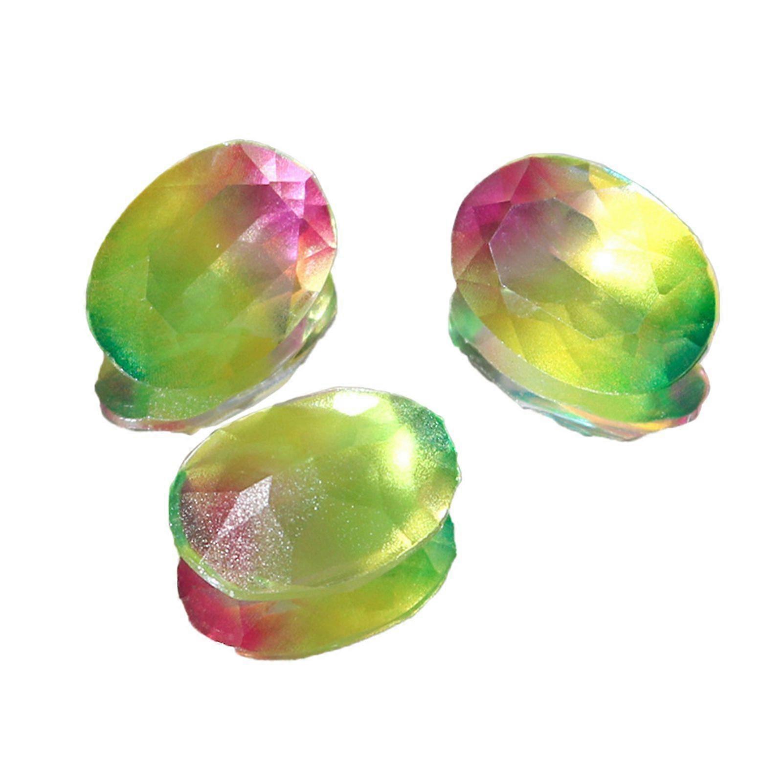 Gradient färg oval spetsig botten diamantharts nagelsmycken diy is transparent nagel tillbehör