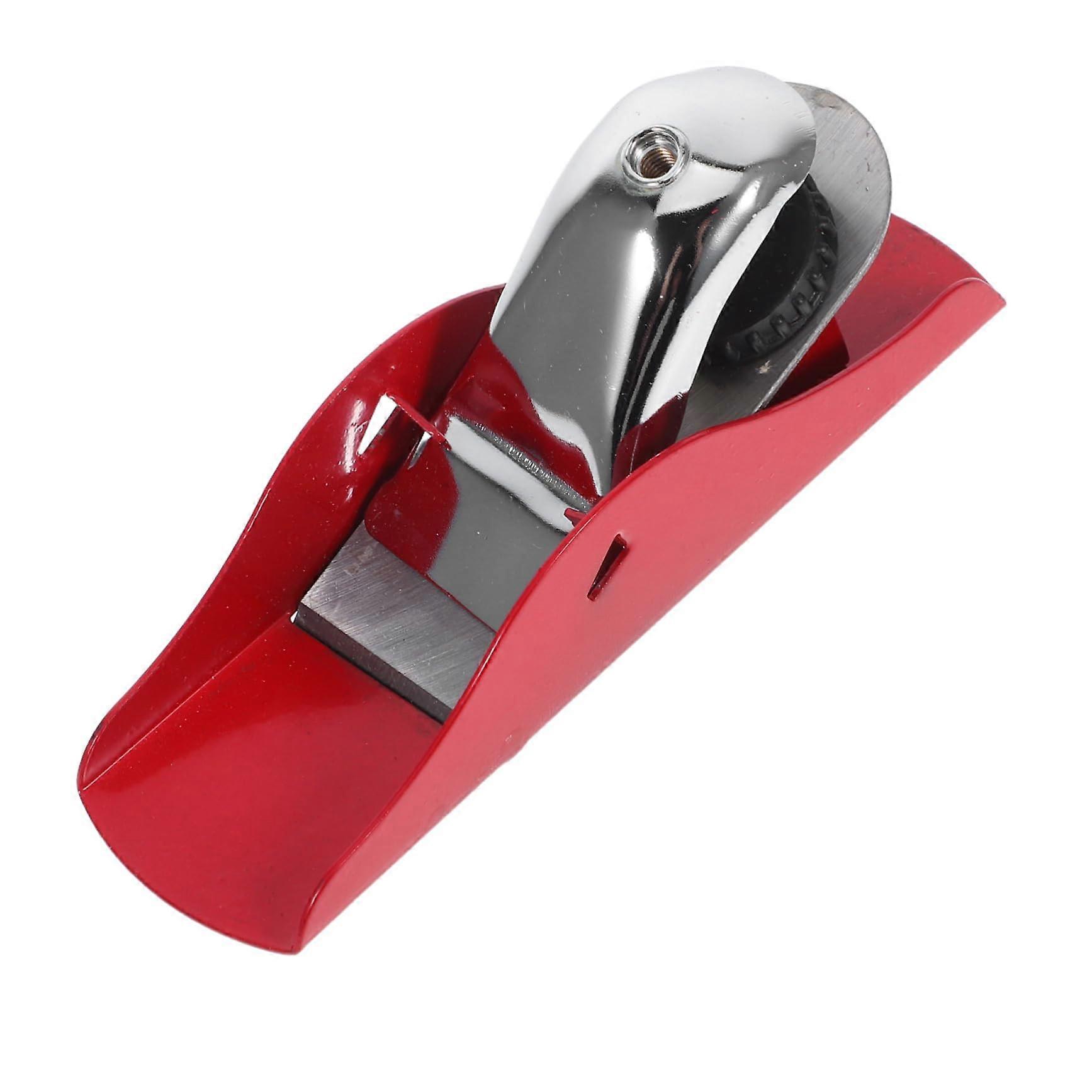 Compact Steel Hand Plane with Ergonomic Handle, Wood Planer for Woodworking