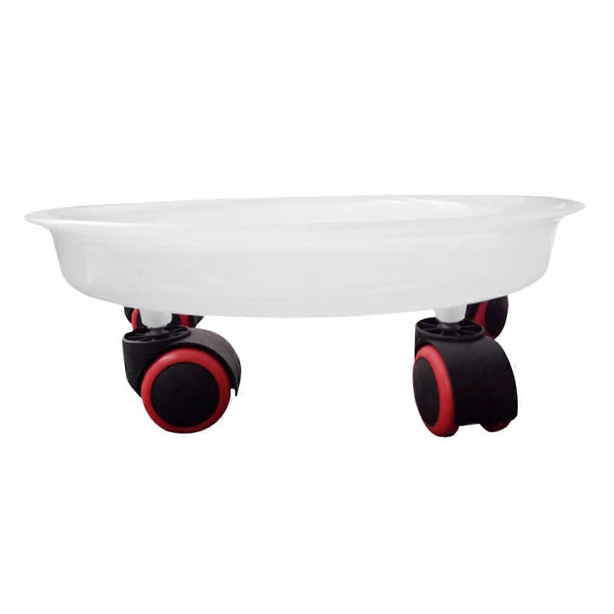 1 piece thickened flower pot saucer with movable plant pot base for easy pot transfer and stability for indoor use
