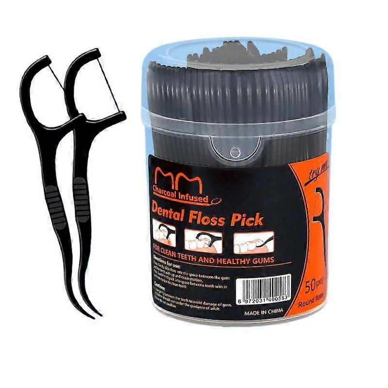 500 Curved Floss Picks with Easy-Grip Handles - 6.0cm and 7.9cm Extra Strength Floss for Cleaning Teeth, Removing Food Particles, and Gentle Gum Care