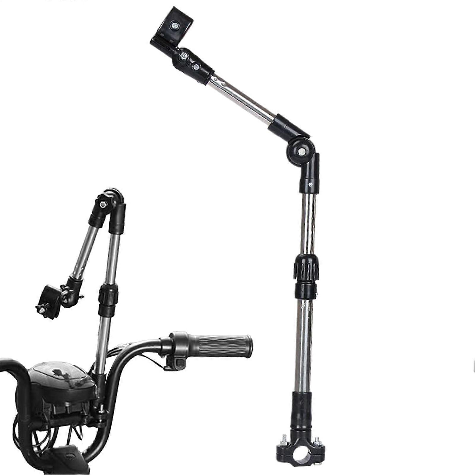 Stroller And Bicycle Umbrella Holder With Mounting Frame, Compact Windproof Outdoor Accessory For Strollers And Bicycles