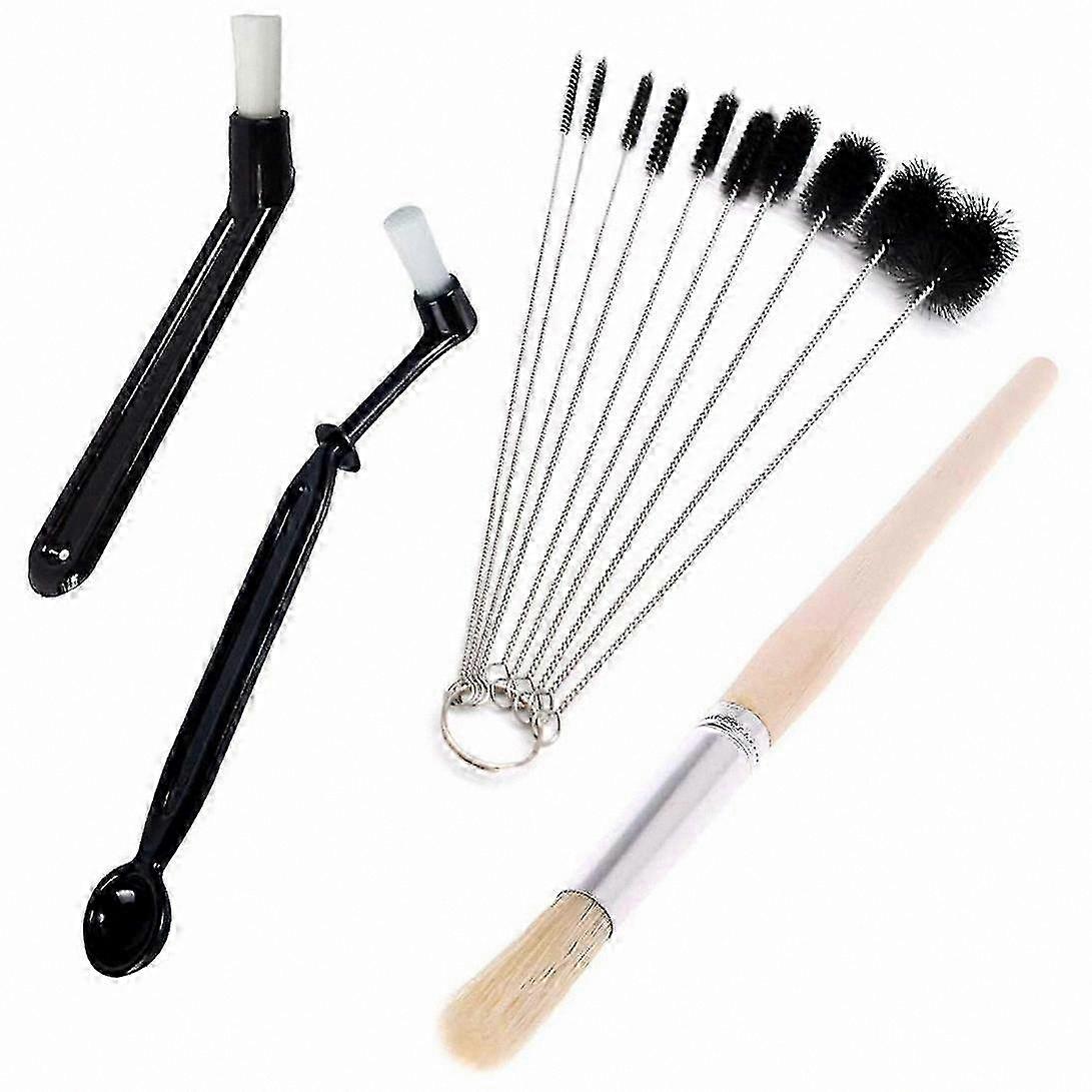 4-Pack Coffee Grinder Cleaning Brushes for Espresso Machines and Tea Tools