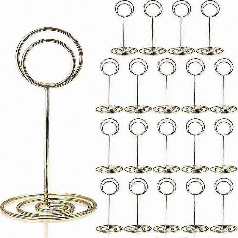 Table Number Holders 20Pcs - 3.35 Inch Place Card Holder Table Number Stands for Wedding Graduation Reception B
