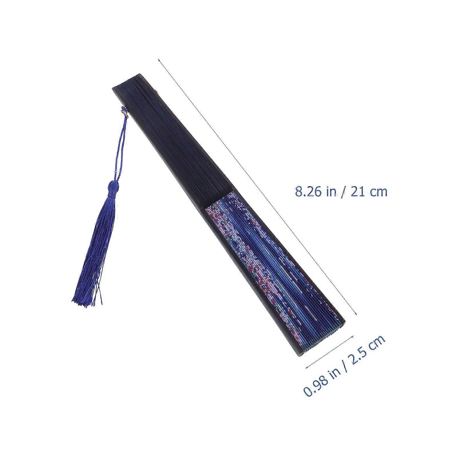 1pc Fans pliants de mode Fans faits à la main Éventail de danse de style chinois unique