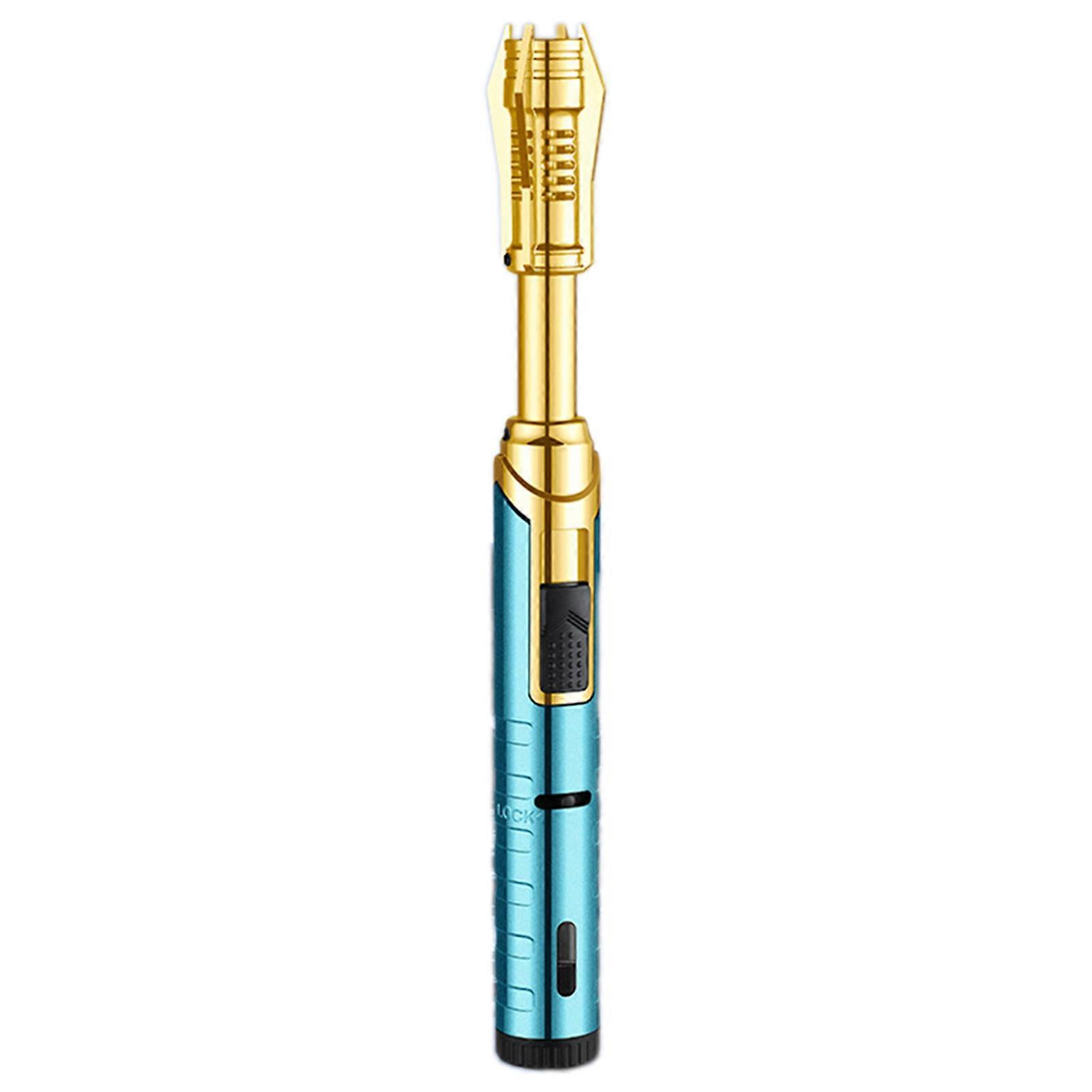 Windproof Butane Lighter Refillable Windproof Pocket Butane Lighter for Camping Lighting