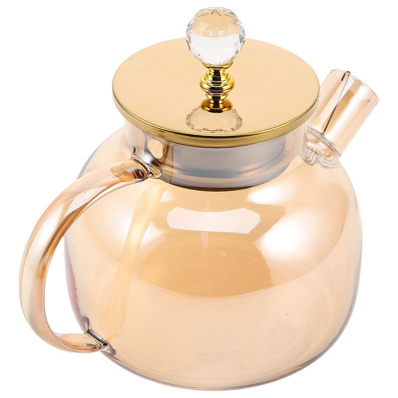 Heat Resistant Glass Water Jug with Handle and Precision Spout for Tea, Cold Beverages, and Lemonade – Large Capacity Odor Free Carafe for Home Use