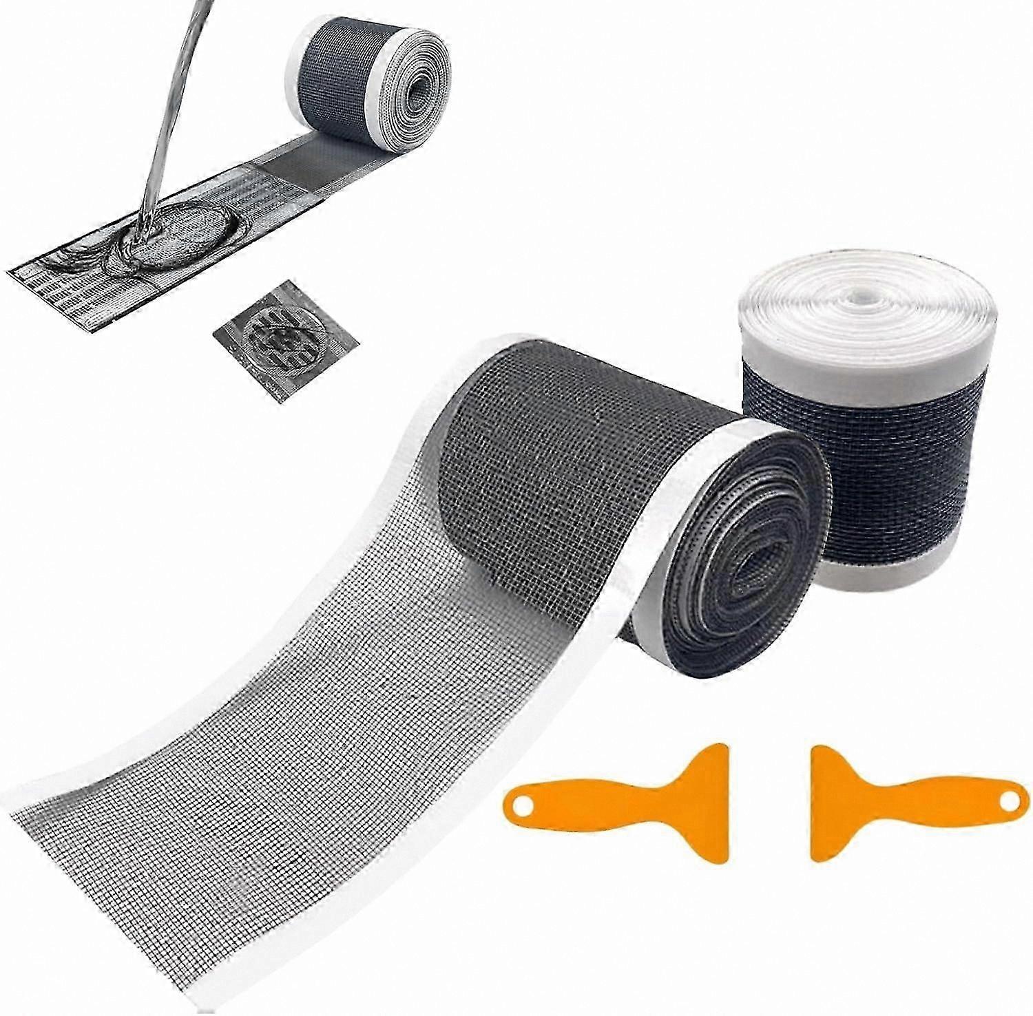 Self-Adhesive Hair Catcher Roll for Shower Drains with Tool Included