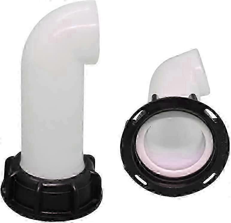 Drain Spout with Nut Water Tank IBC Valve Extension Hose Adapter