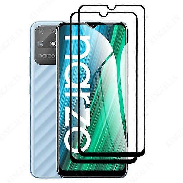 Realme Narzo 50A用ガラス2枚セット 保護フィルムガラス