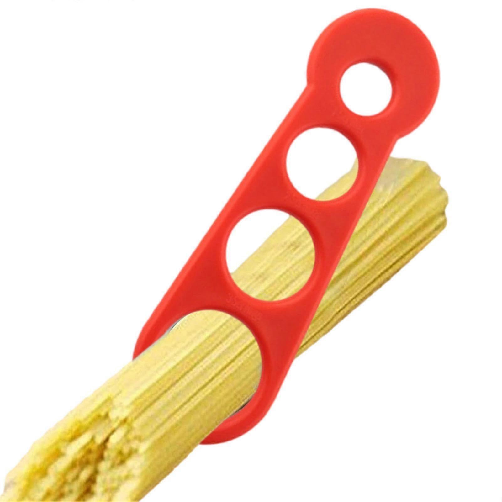 Pasta Measuring Tool - 4-Cup Spaghetti Portion Control Ruler, Stainless Steel Multi-Use Kitchen Measuring Tool