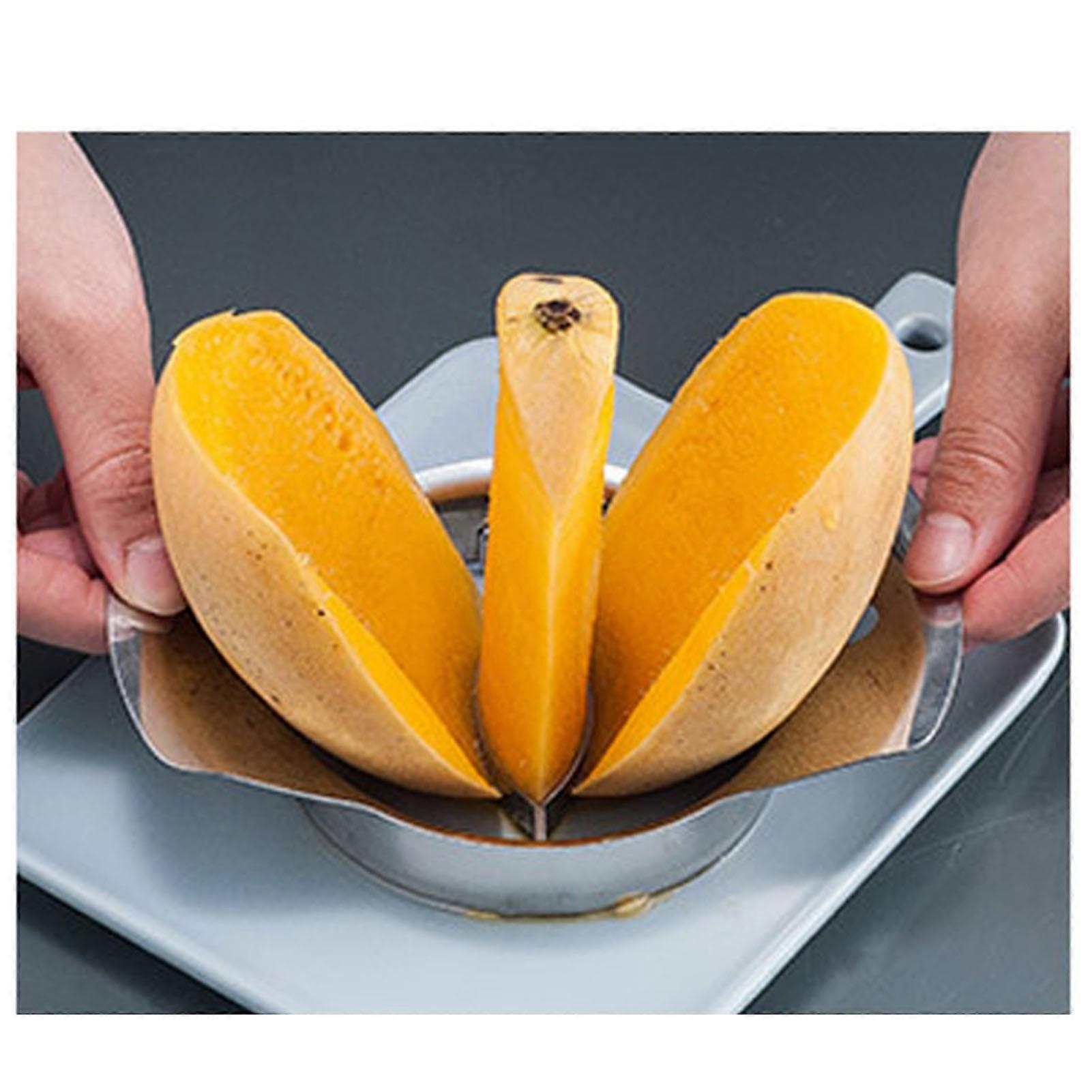 Stainless Steel Mango Fruit Cutter Corer Sharp Efficient 80g