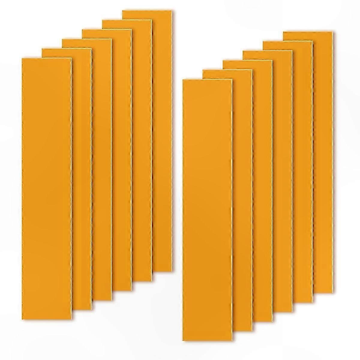 12-Pack Zero Gap Woodworking Tape for Enhanced Precision Cuts on Miter Saws, Zero Clearance Insert Compatible with Various Positions