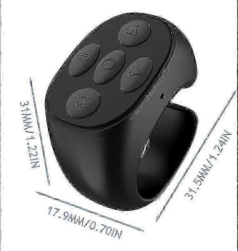 Fingertip Wireless Bluetooth Remote Control,Scrolling Remote Control Page Turner 2024 New