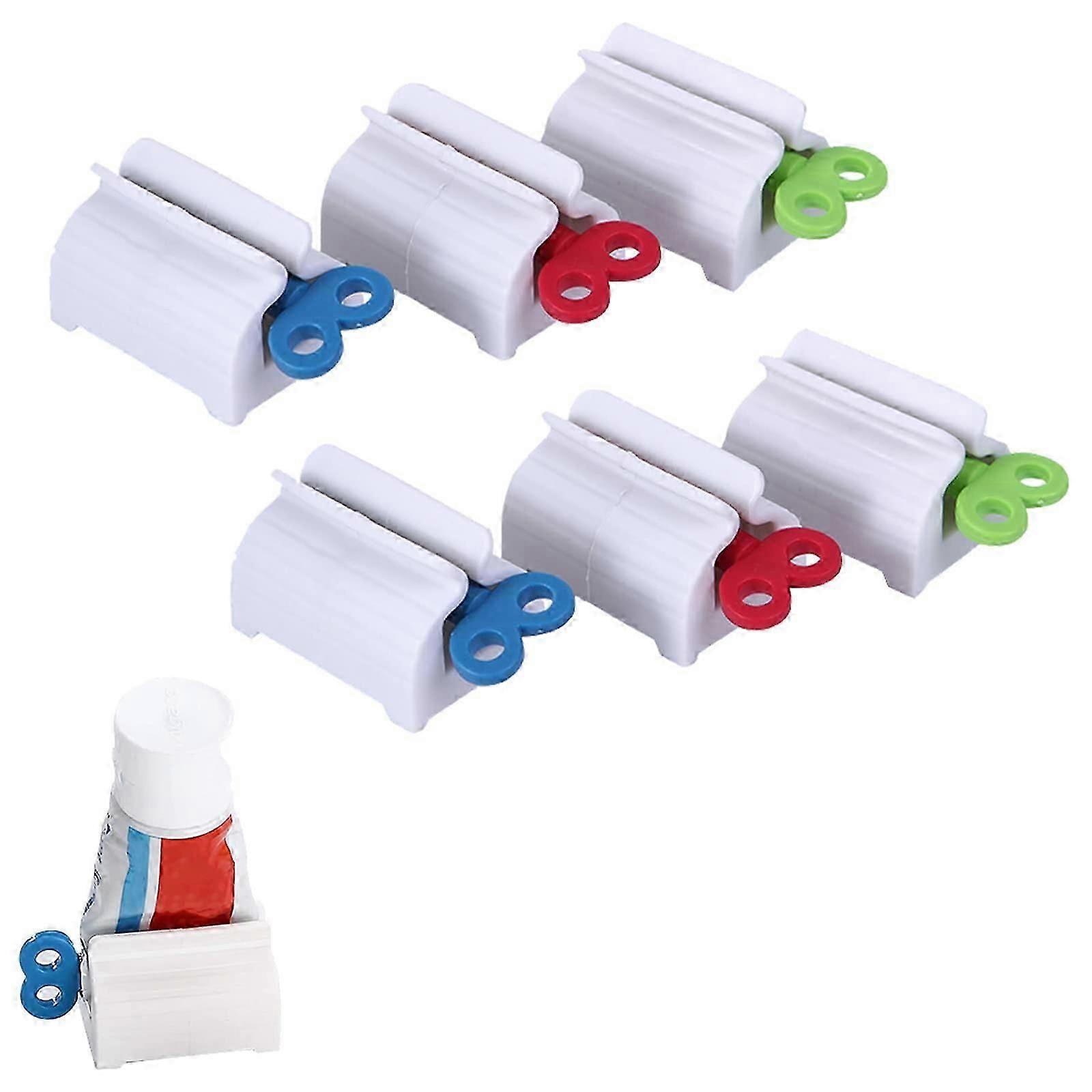 Tube Squeezer for Toothpaste, Hand Cream, Cosmetics, 6 Pieces