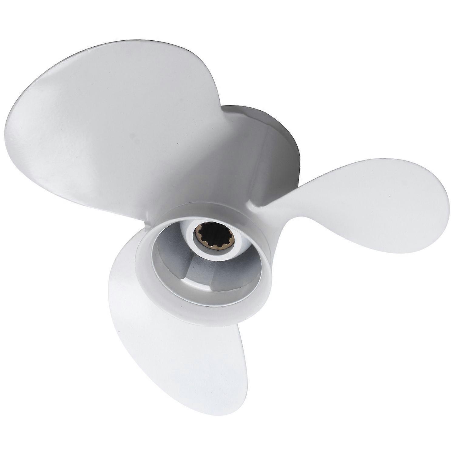 Engine Outboard Propeller 664-45947-01-El 9 7/8 X 11 1/4 for 20-30Hp Aluminum Alloy 3 Blade Black