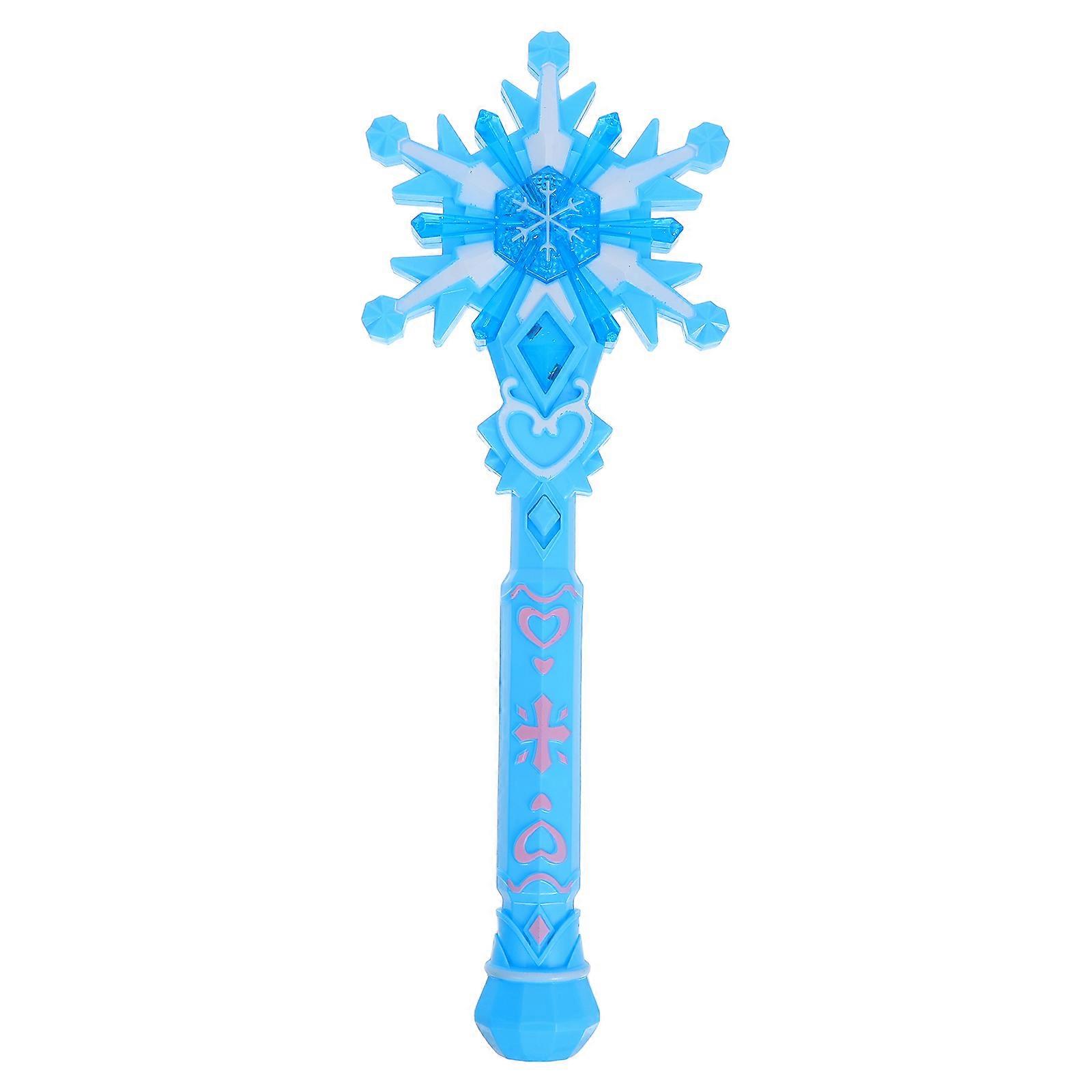 Sky-blue Plastic Fairy Wand with Durable Design for Girls Pretend Play and Birthday Parties 8.5