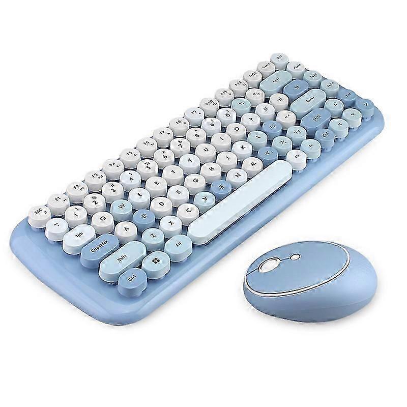 Mofii sans fil Mini Candy Clavier Souris Combo Set Mix Couleur 2.4G