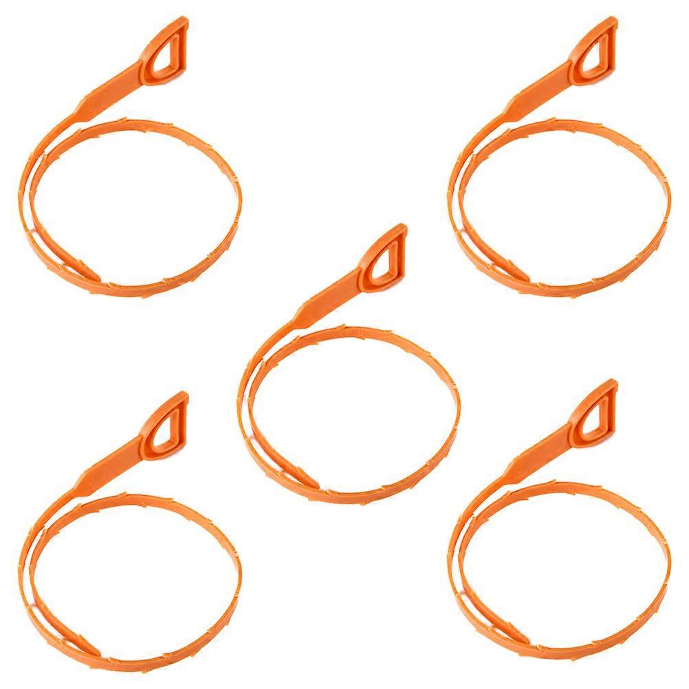 Drain Cleaning Tool Drain Hair Clog Remover for Cleaning 5Pcs