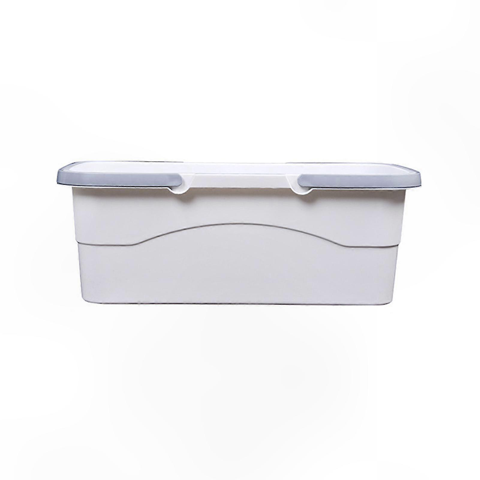 Rectangular Cleaning Bucket with Handle for Home, Camping, and Fishing Use