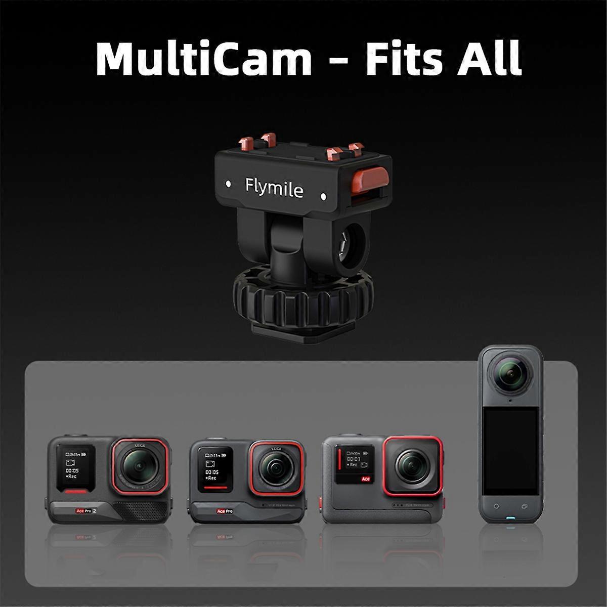 Camera Mount for X5 Magnetic Extension Base Quick Release Cold Shoe Base Accessory