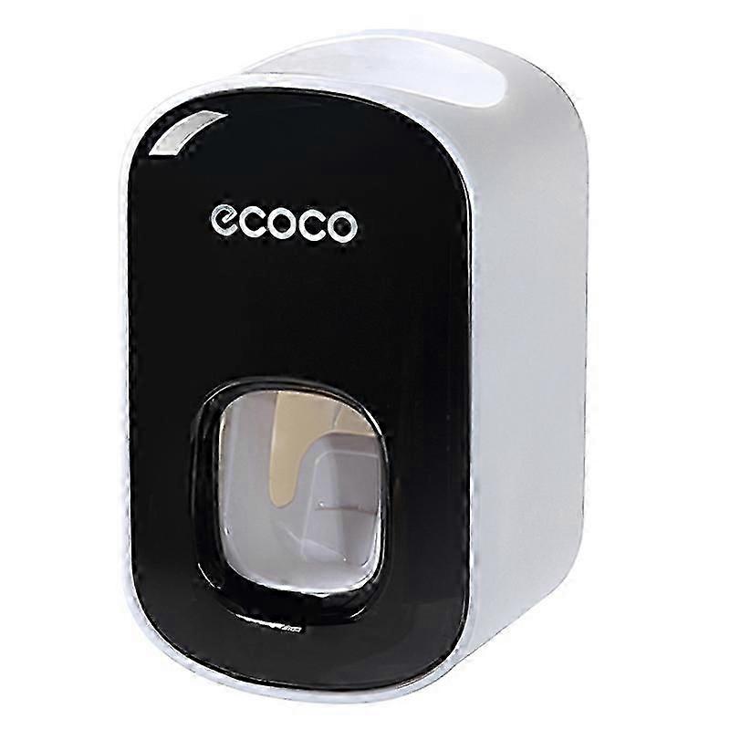 ECOCO Wall Mounted Toothpaste Dispenser for Bathroom Automatic Toothpaste Squeezer for Kids and Adul