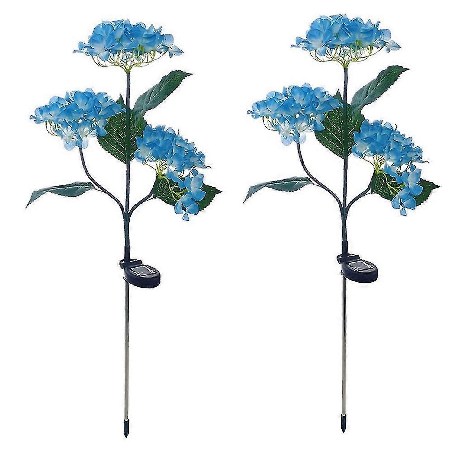 Solar Outdoor LED Lights Garden Path Yard Decoration Blue