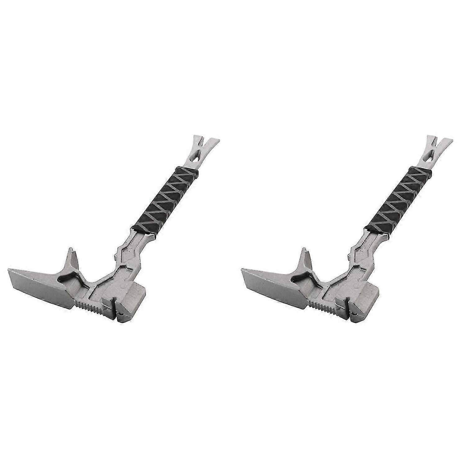 Outdoor Multifunctional Hammer Nail Remover Crowbar Fire Rescue Tool