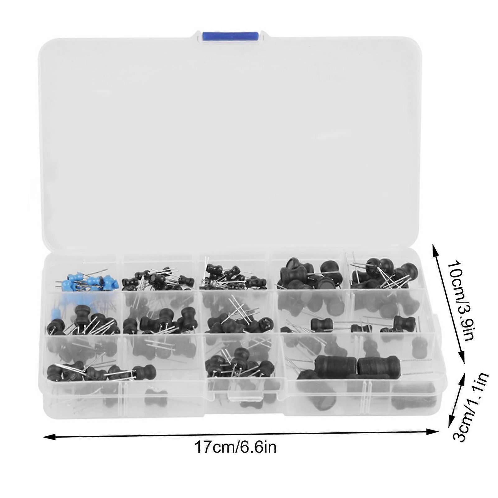 145Pcs 10uH-10mH 12 Values Choke Inductors Assorted Kit