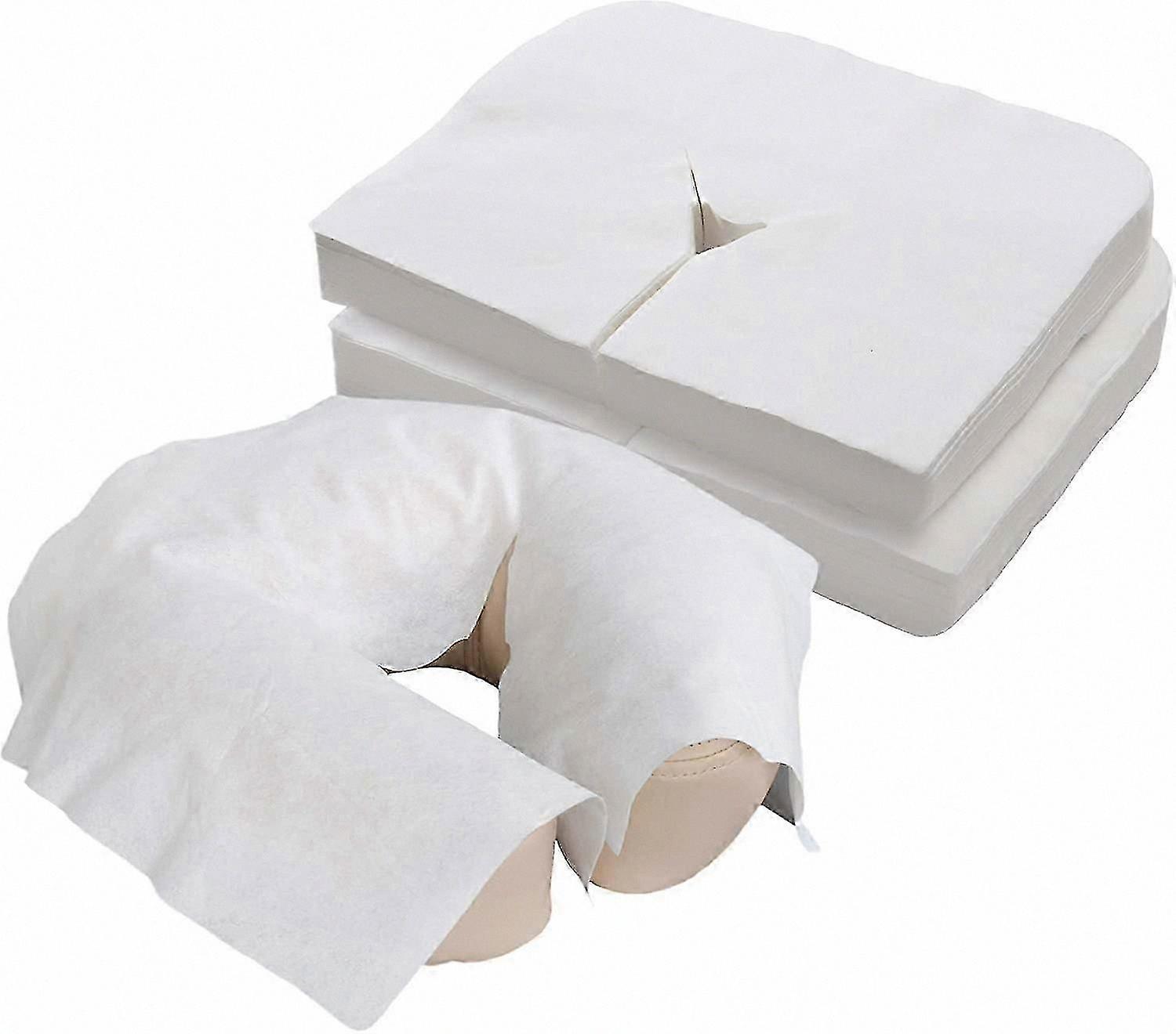 Disposable Hygienic Headrest Covers for Massage Tables - 100 Sheets