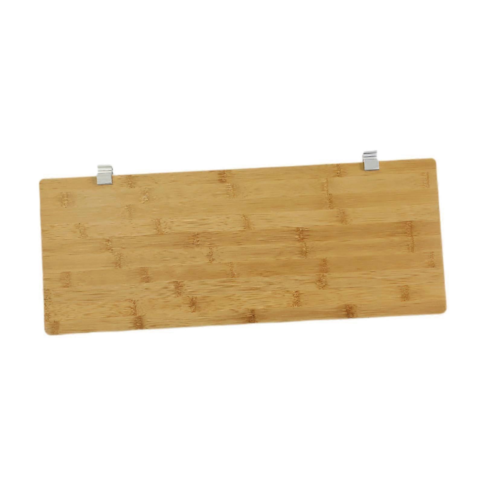 Grill Table Extension Board Bamboo Lightweight Expandable Side Table 52cm X 22.2cm For Grilling Tools Park Picnic BBQ