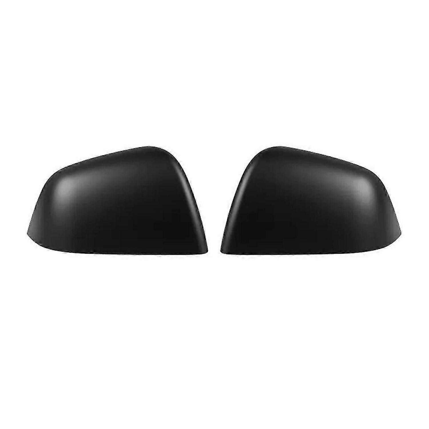 Gloss Matte Black Rearview Side Mirror for 2017-2023