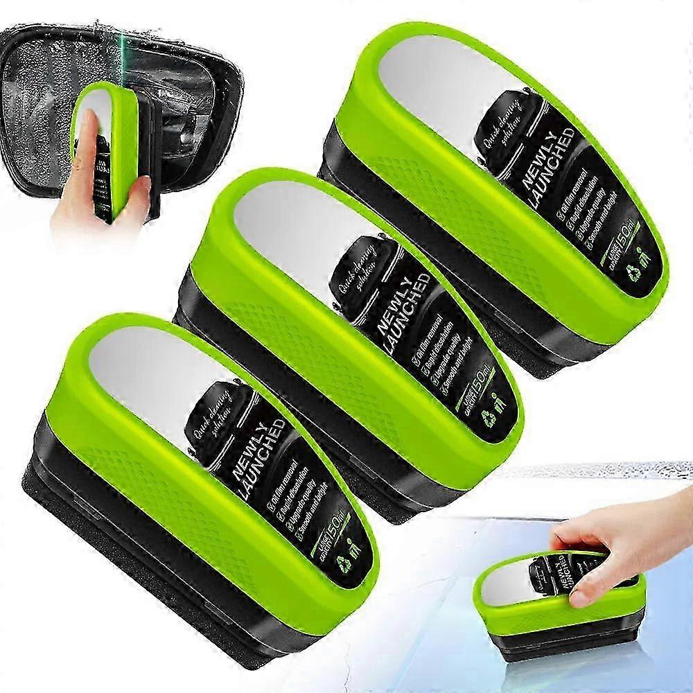Car Window Cleaning Brush Set - 3-Pack Glass Cleaner Tool for Clear Vision