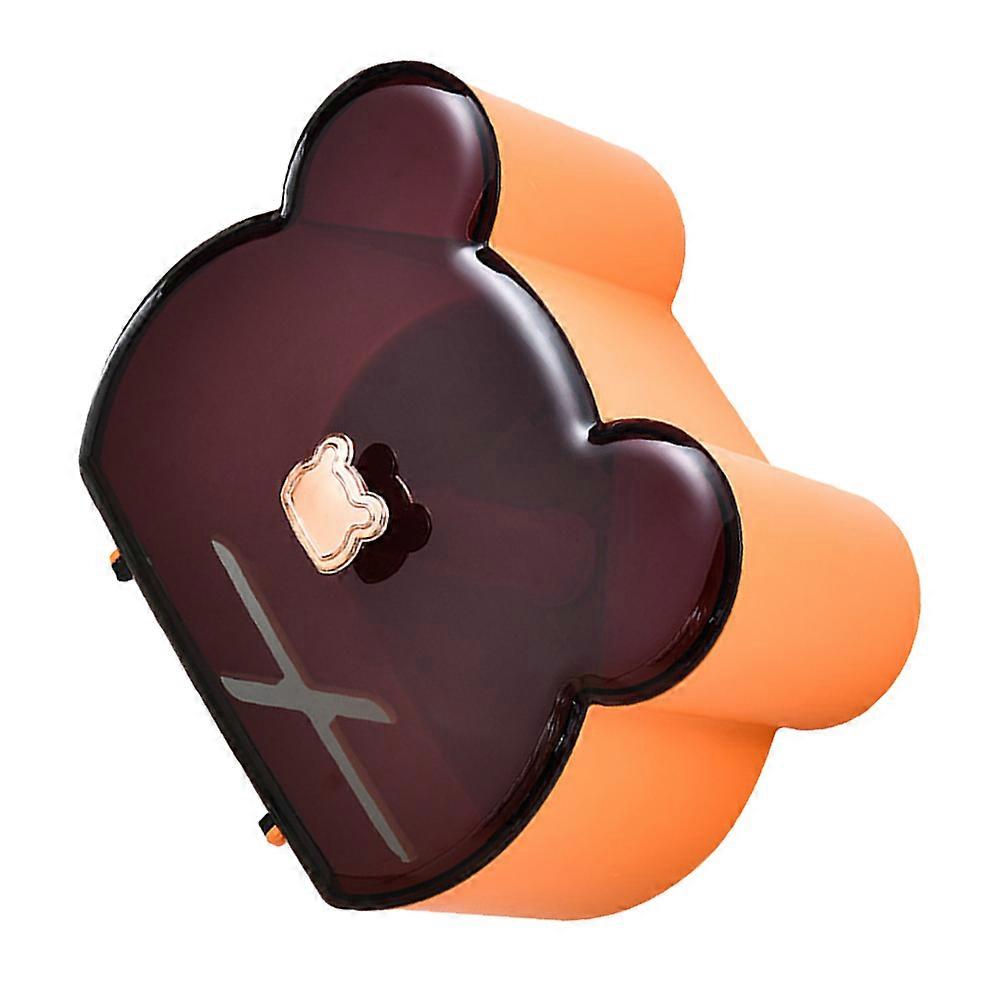Face Towel Holder Orange ABS for Home Use Practical Holder