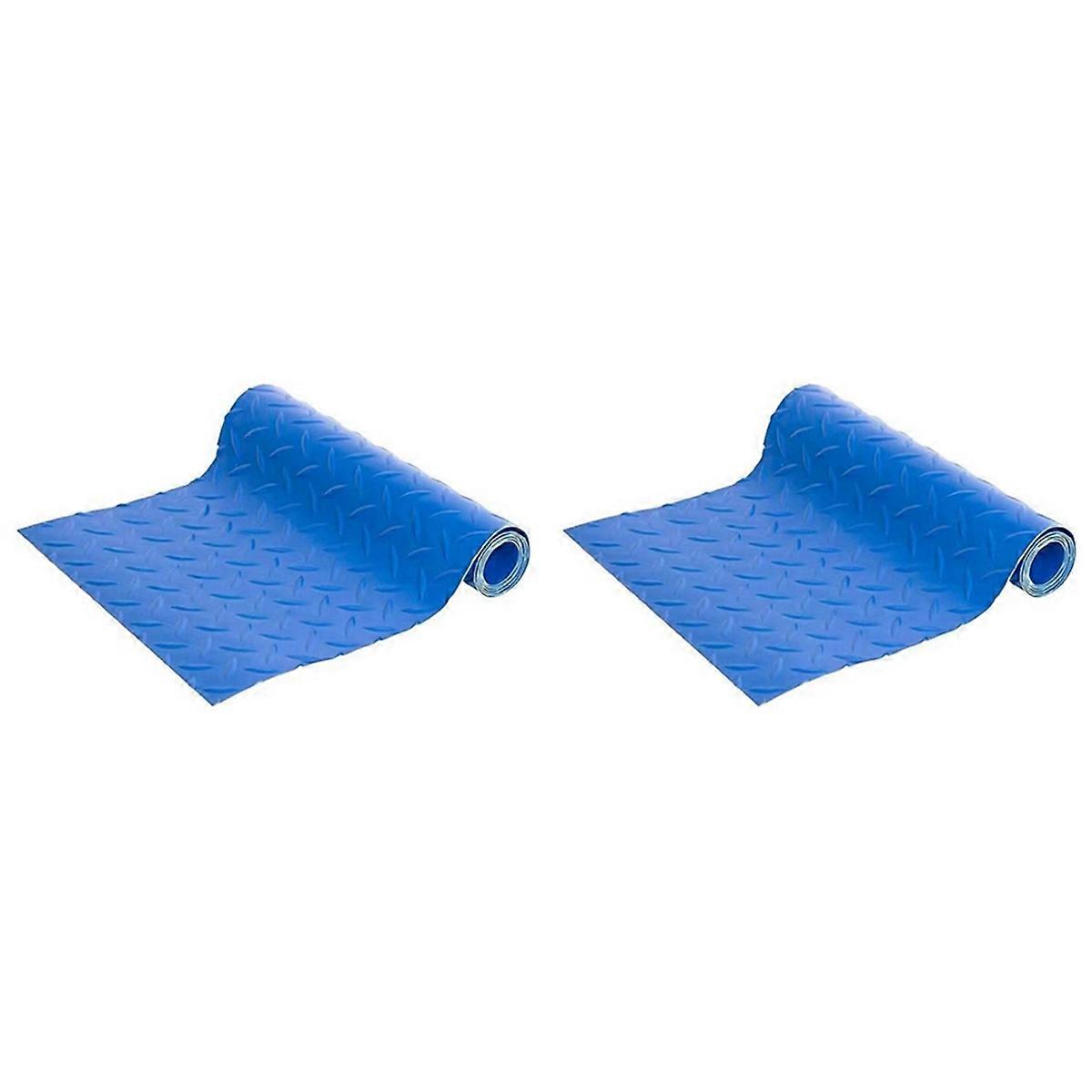 2Pcs PVC Swimming Pool Ladder Step Mat 24 x 9In Non-slip Step Mat