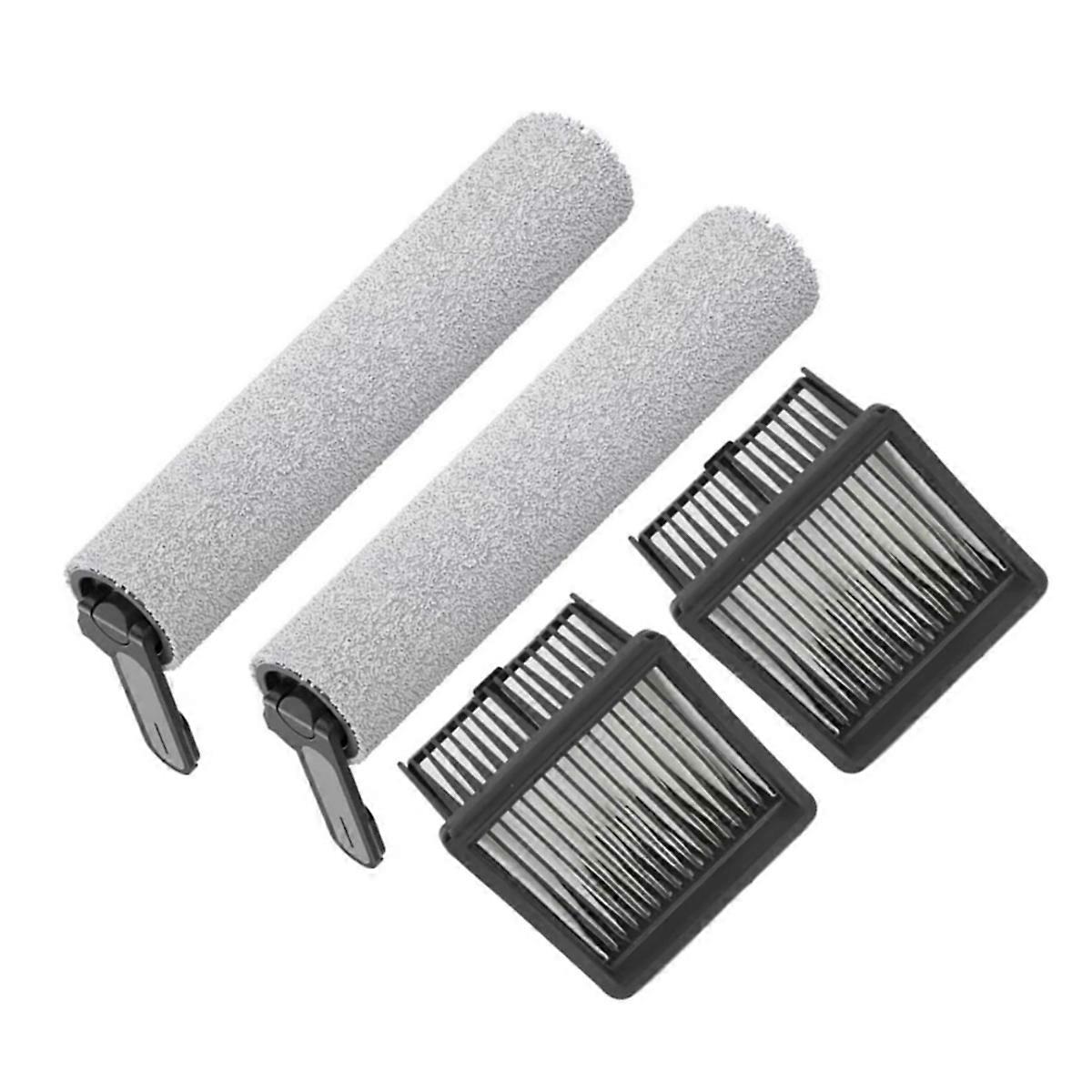 4pcs Roller Brush HEPA Filter Set for 2.0 Pro Trouver K10 K10 Pro Floor Scrubber Spare Parts
