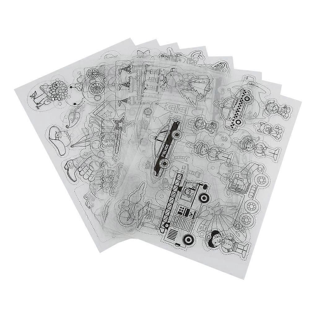 Plastic Heat Shrink Sheet Shrinkable DIY Handmade Craft Tool Boy's Style