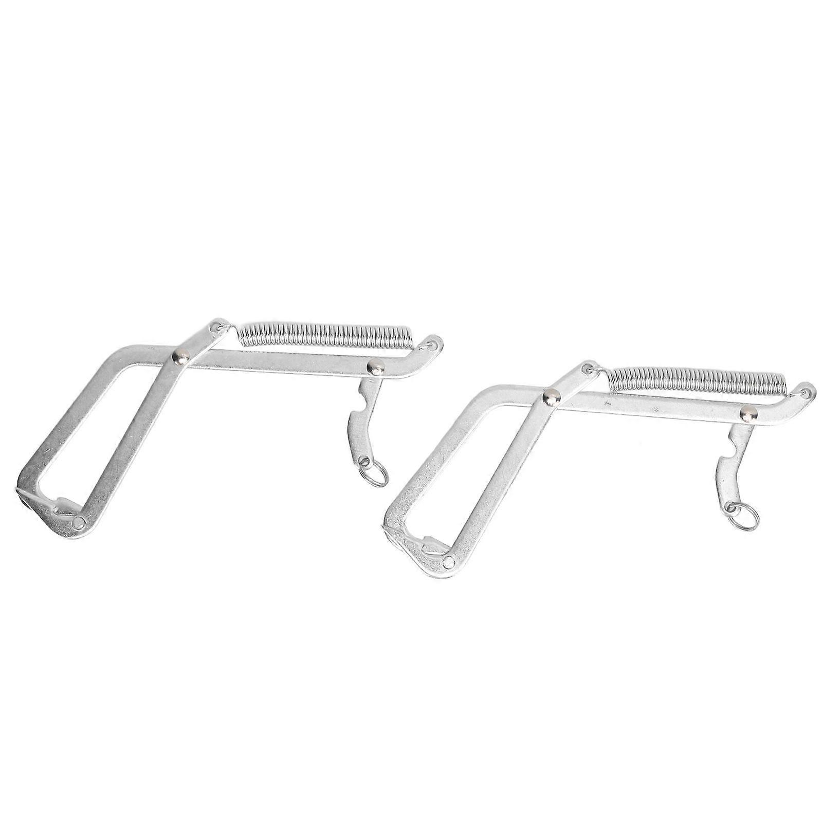 2 Pcs Seafood Grabber Stainless Steel Grabbing Tools for Catching Crabs Pike Predatory FishSingle Hook