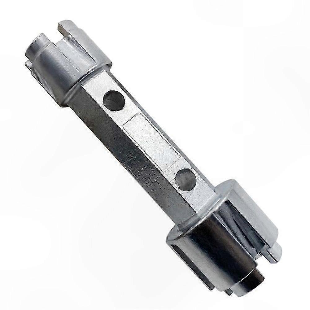 Zinc Alloy Dual-Ended Tub Drain Wrench Tool for Removing and Installing Sink Drains