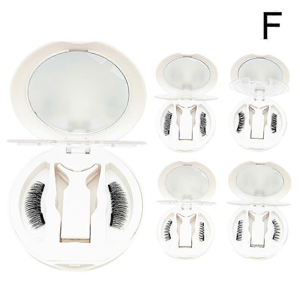 Portable Magnetic Eyelashes No Glue Easy to Apply Reusable False Lashes for Travel Party