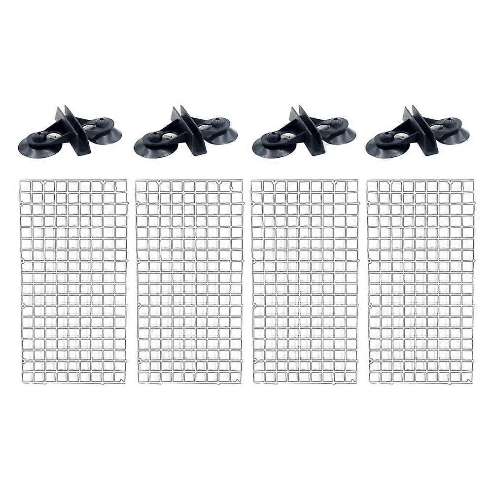 Spliced Lattice Plate Aquarium Isolation Panel for Fish Tank 4Sets Included