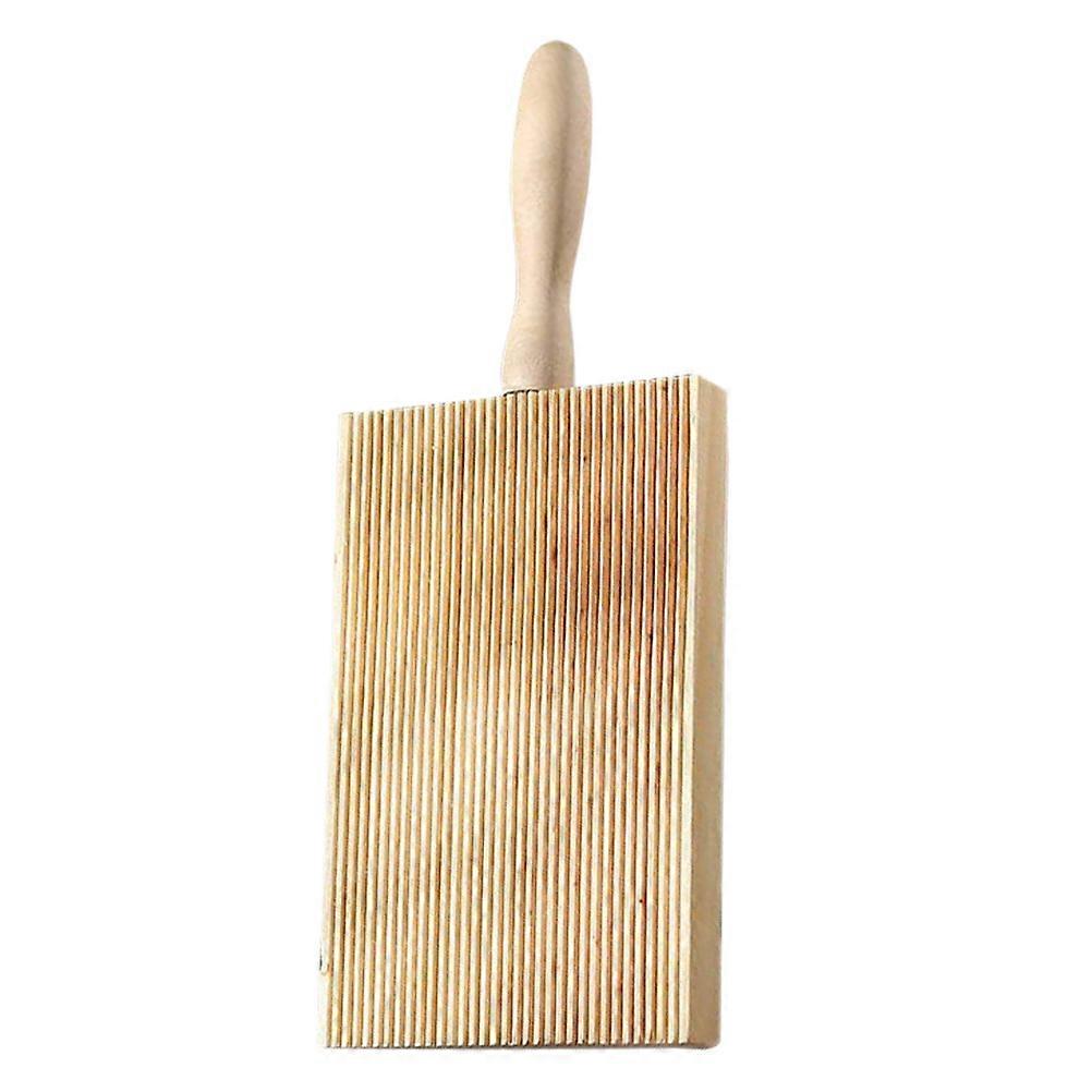 Wooden Pasta Board Gnocchi Maker 3Pcs Designed For Pasta Enthusiasts Home Kitchen Use Rectangular Shape
