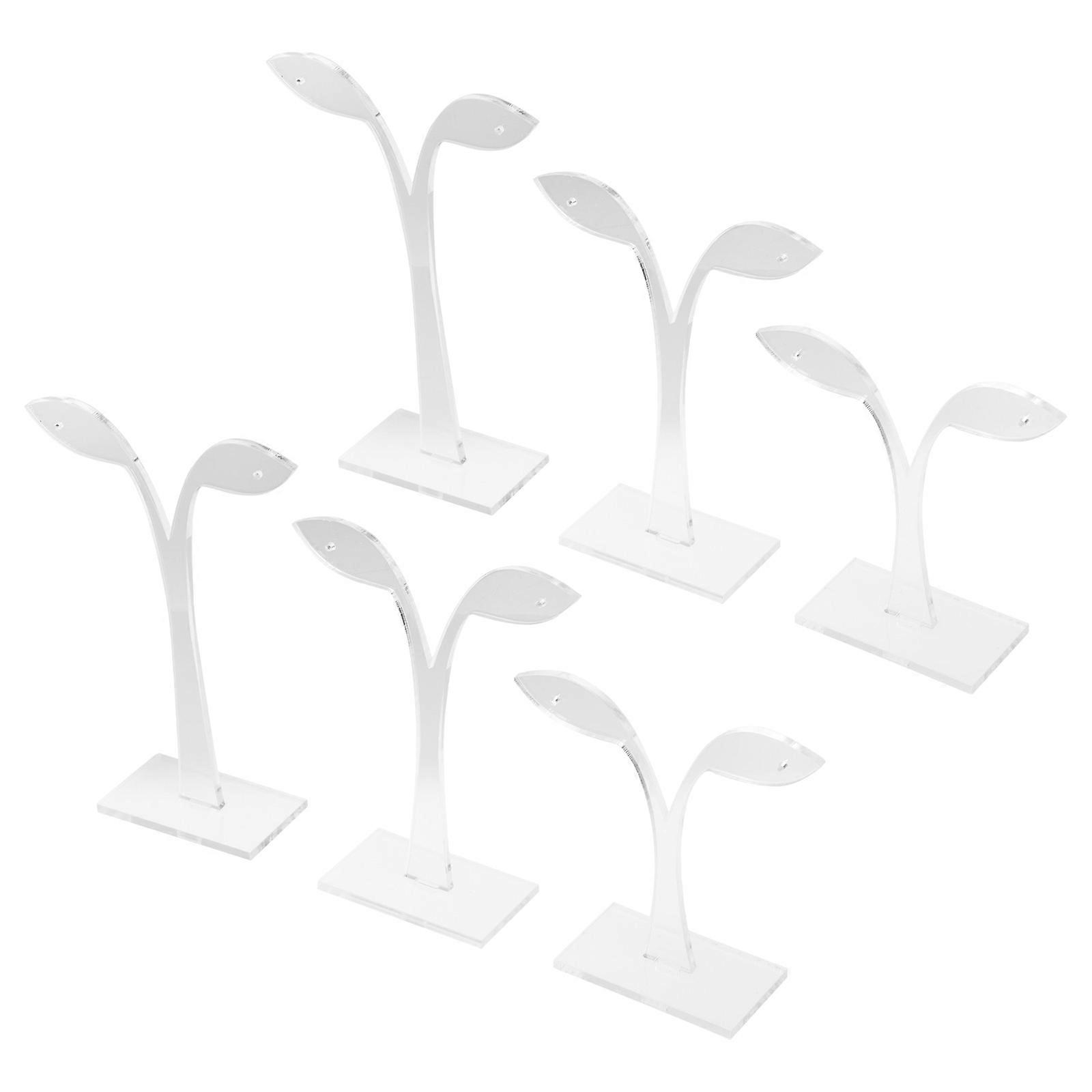 Earring Holder Acrylic Earring Display Stand for Displaying 6Pcs