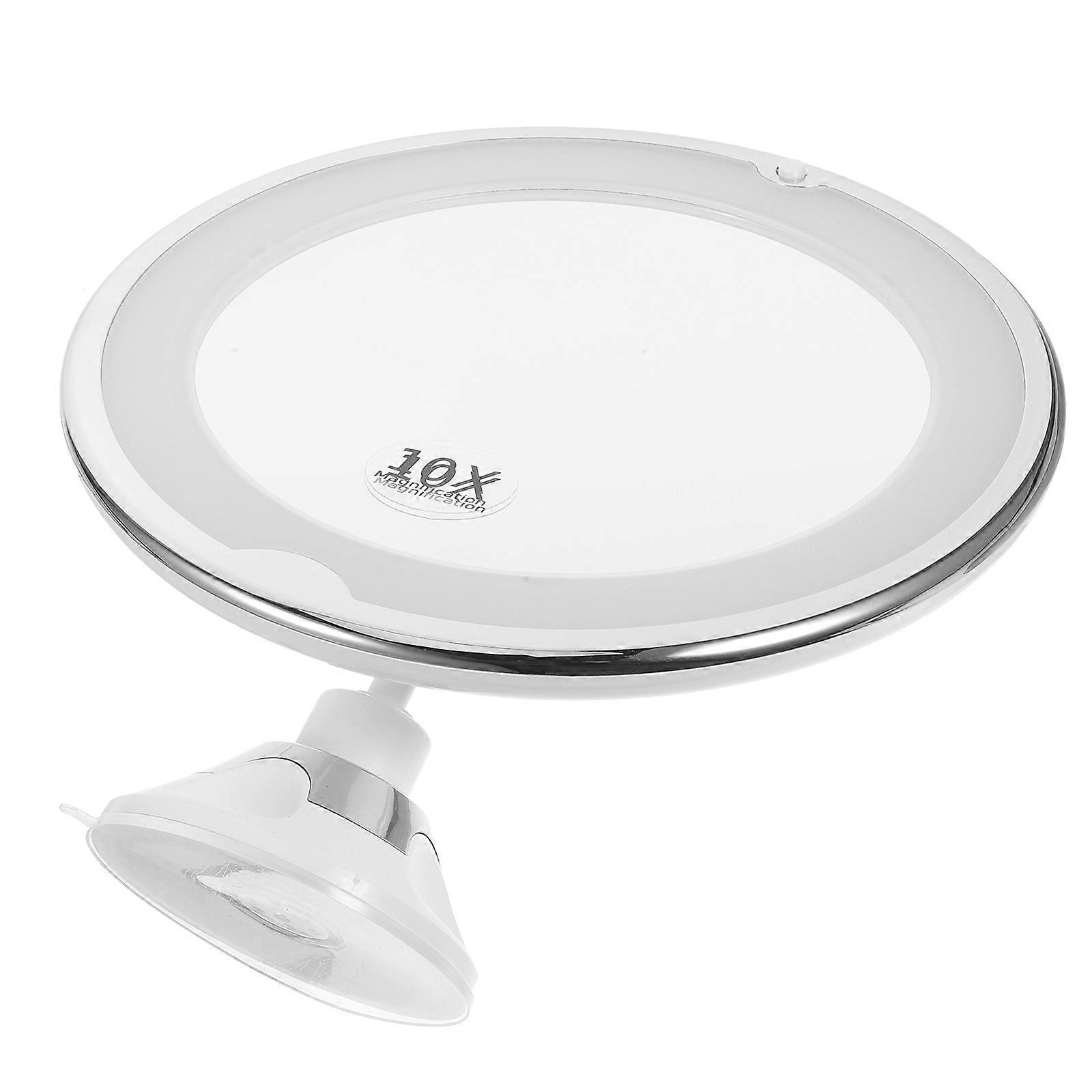 Swivel Round Makeup Mirror With LED Lights For Personal And Professional Use 1Pcs