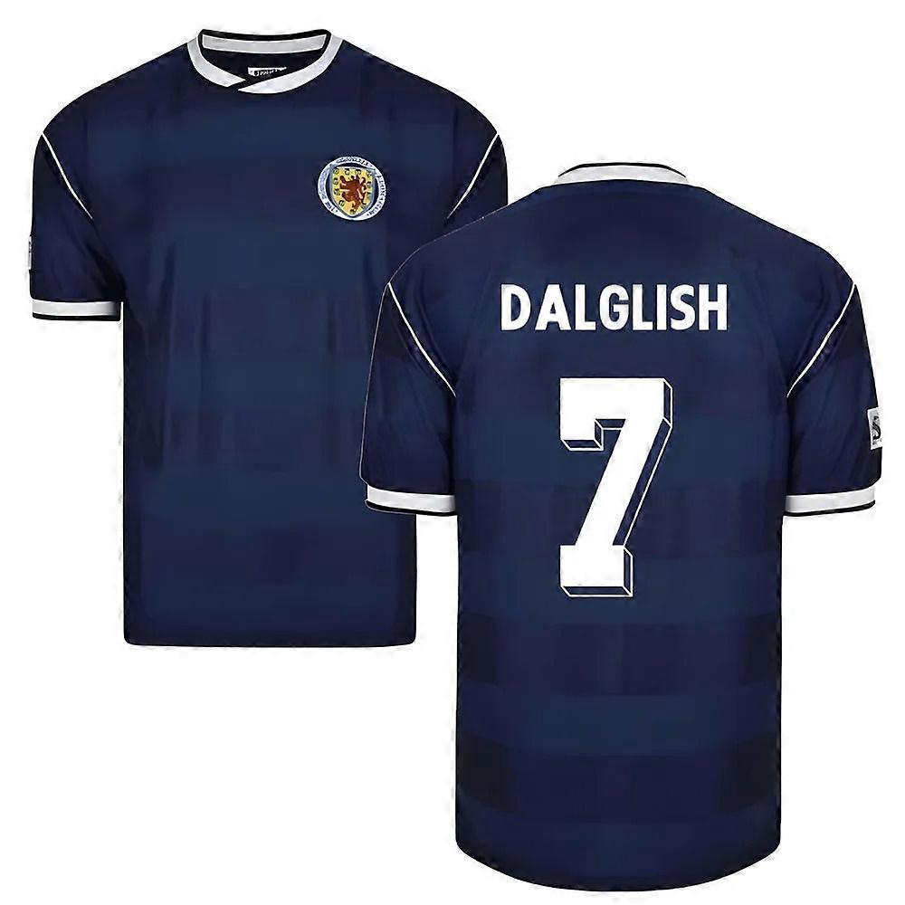 Score tirage Ecosse 1986 rétro maillot de foot (Dalglish 7)