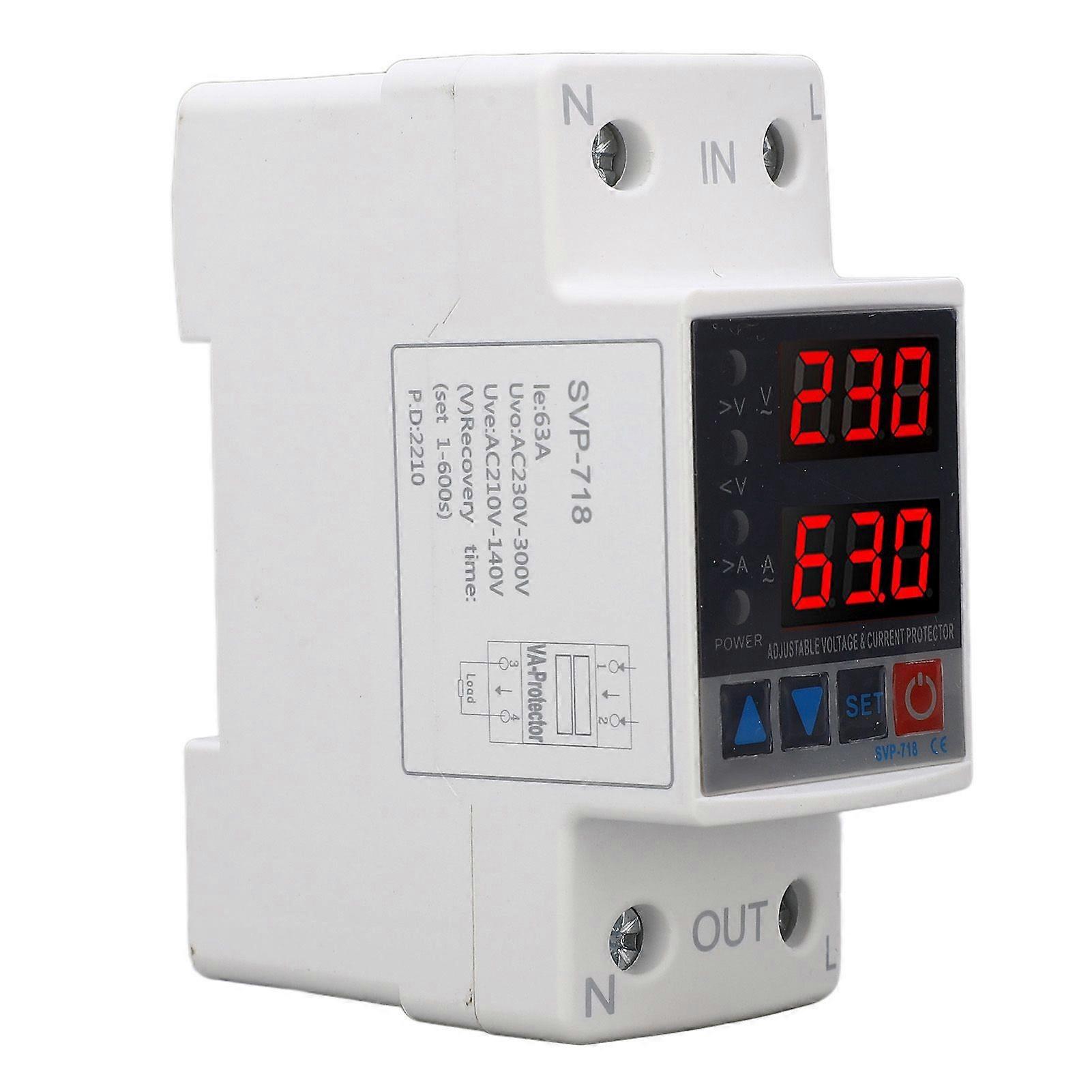 High quality  SVP-718 AC220V adjustable self-resetting intelligent over-voltage