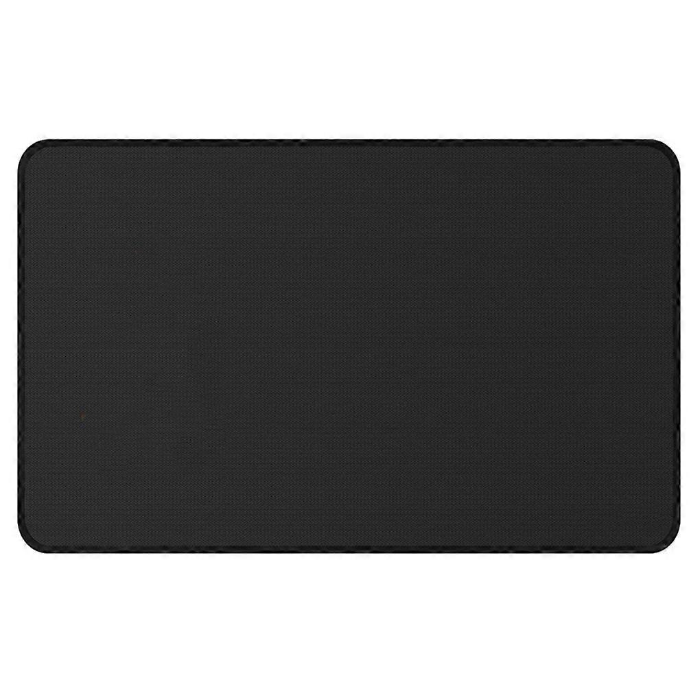 Black Double Sided High Temperature Resistant Grill Mat Deck Safe And Protected Heated Floor Mat