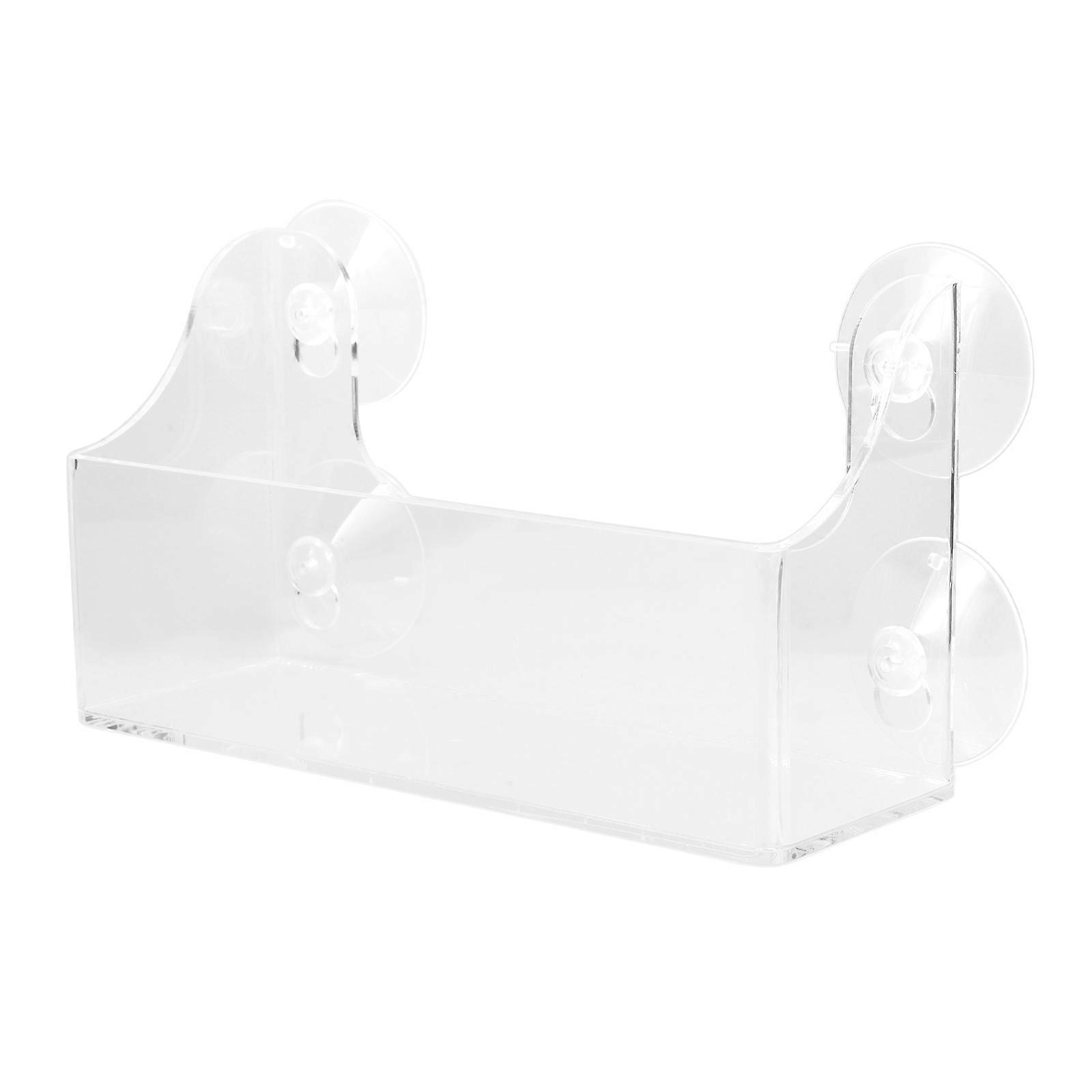 Fridge Rack Suction Type for Storage 2Pcs Transparent Beverage Display Shelf