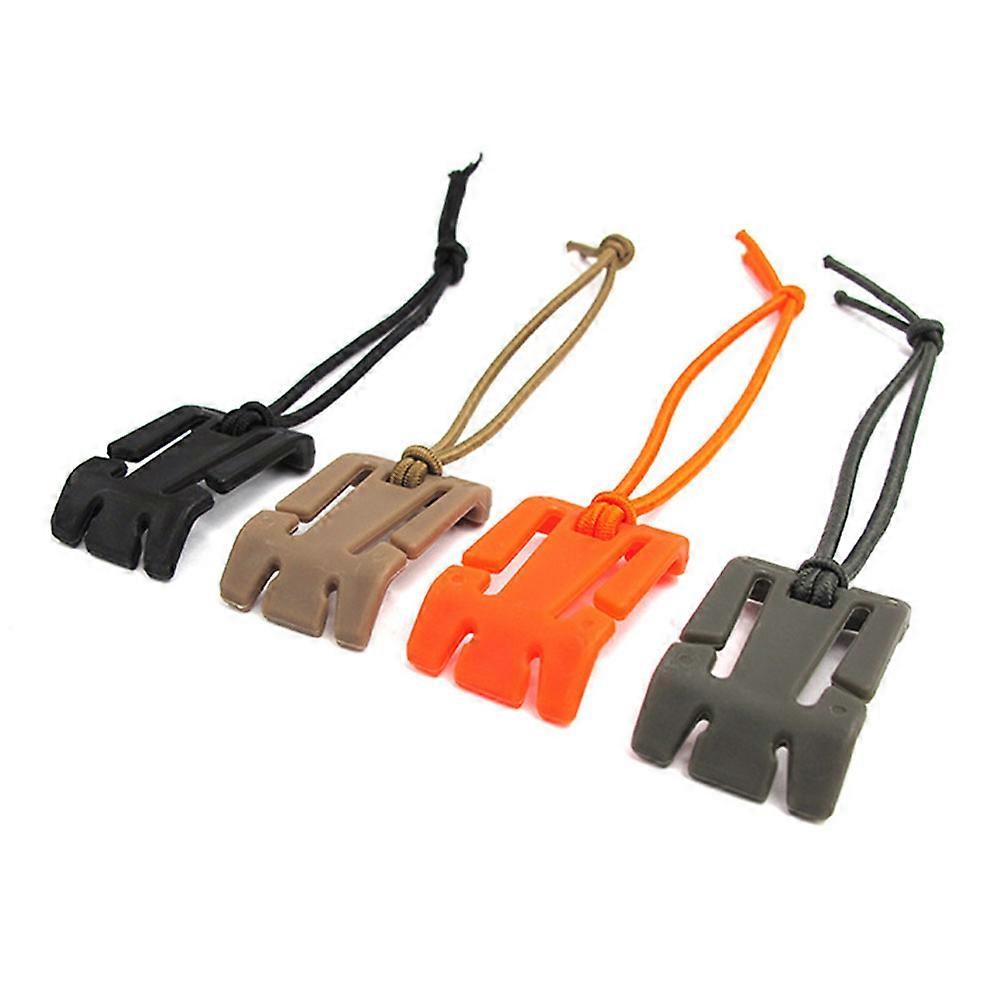 Black Tactical Backpack Clip Buckle Securing Straps 4Pcs for Outdoor Use and Systems