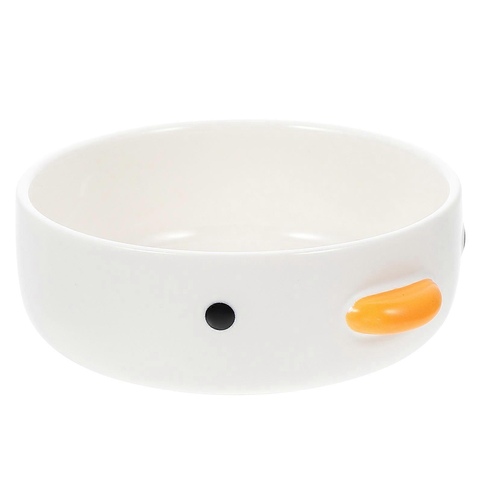 Ceramic Bowl Chick Design for Serving Food Multi-Function Dessert Bowl
